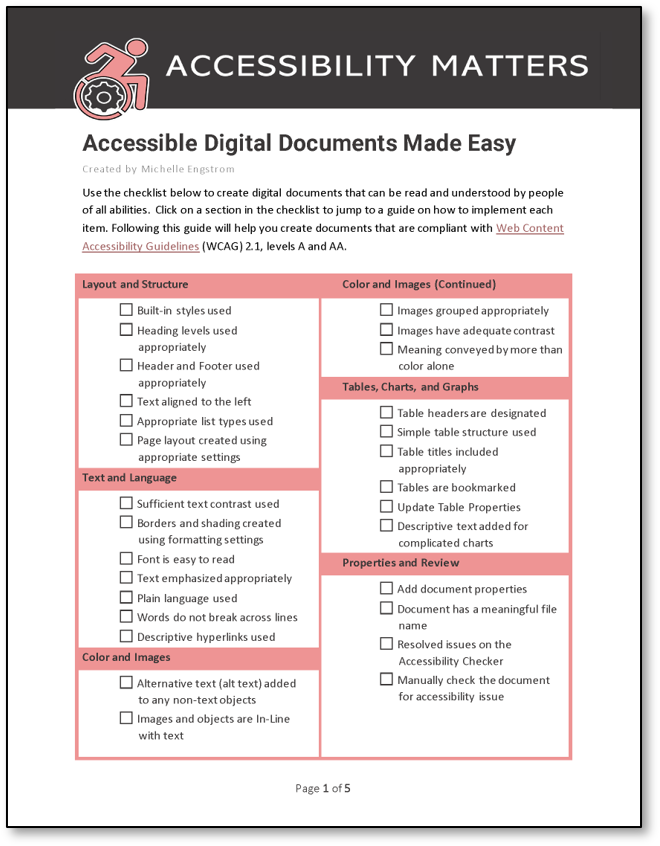 Page 1 of 5 of the document.